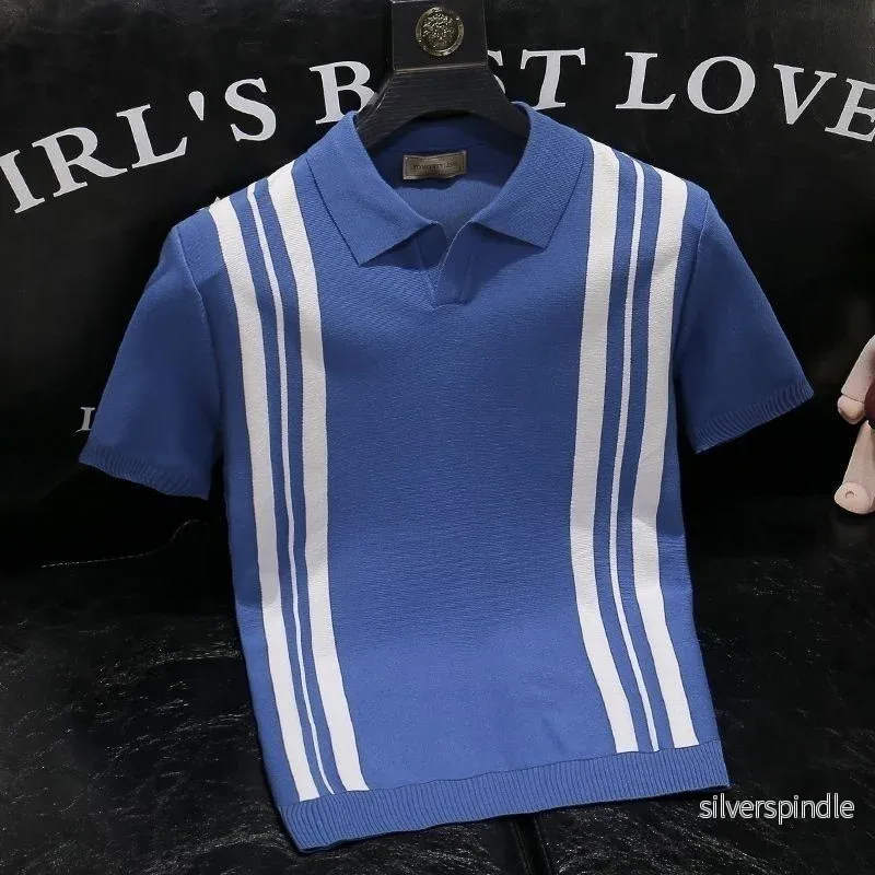 Ethan | Randig Slim Fit Sommar T-Shirt - Bild 3