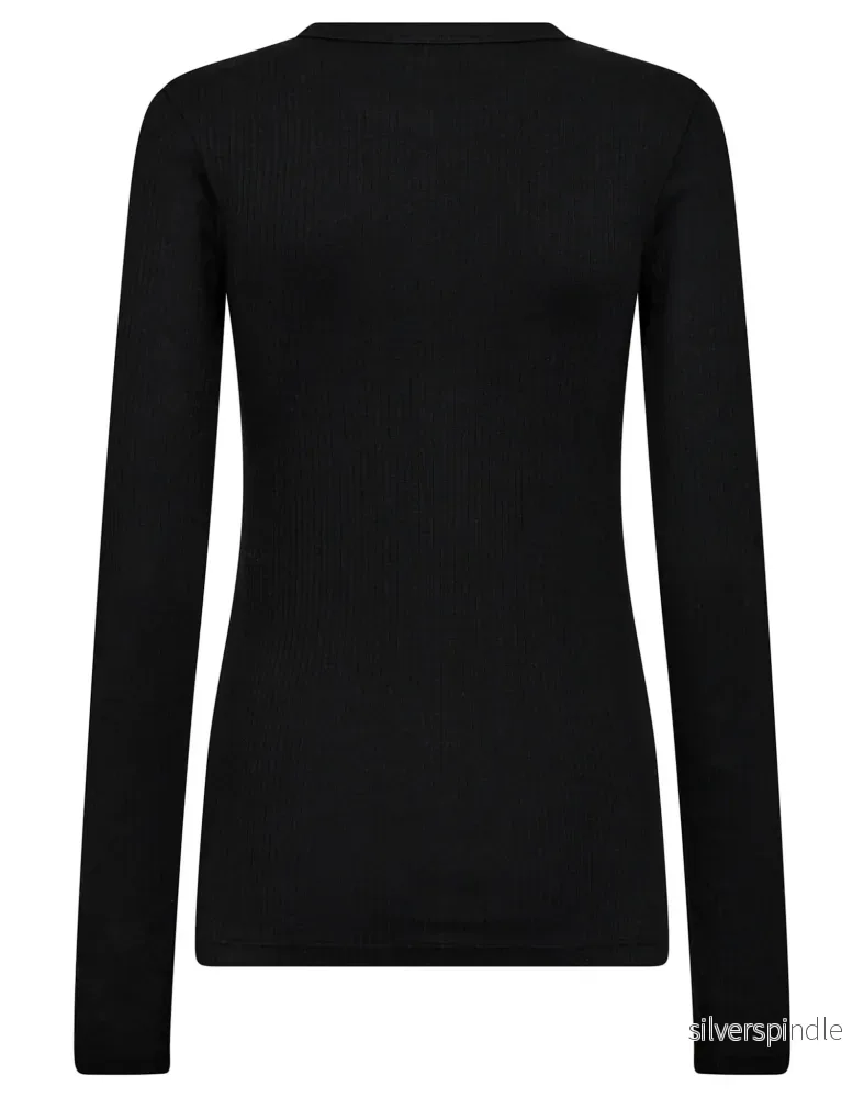 BS Margrethe Långärmad T-Shirt - Black - Bild 2