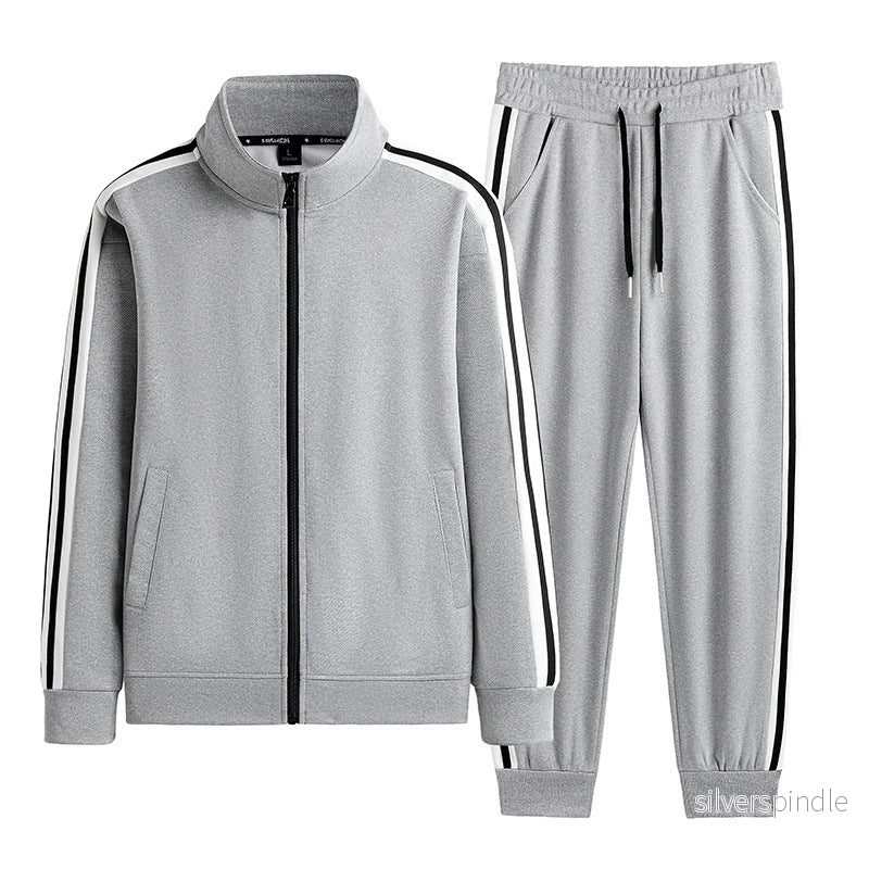Liam | Slim Fit Långärmad Kofta Set för Sportig Stil Liam | Slim Fit Långärmad Kofta Set för Sportig Stil