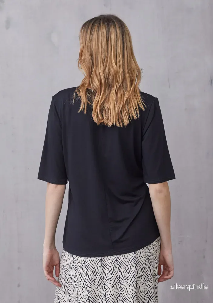 Louis s/s T-Shirt - Black - Bild 2