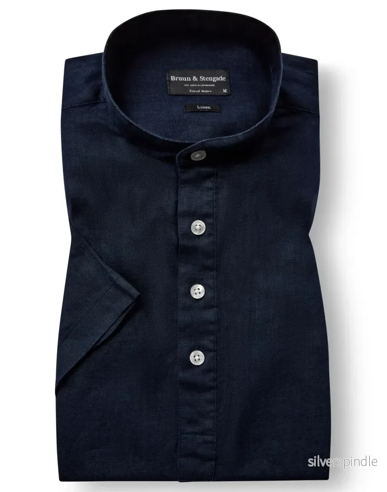 BS Hobart Casual Modern Fit Skjorta – Navy