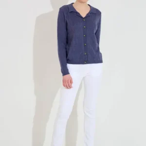 PAULA CARDIGAN – Dk steel