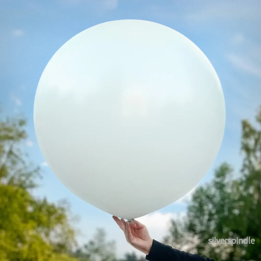 Vit ballong 90 cm