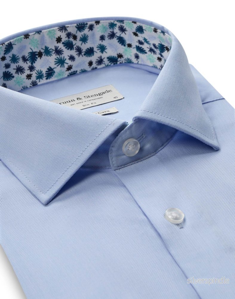BS Novak Slim Fit Skjorta - Light Blue - Bild 2