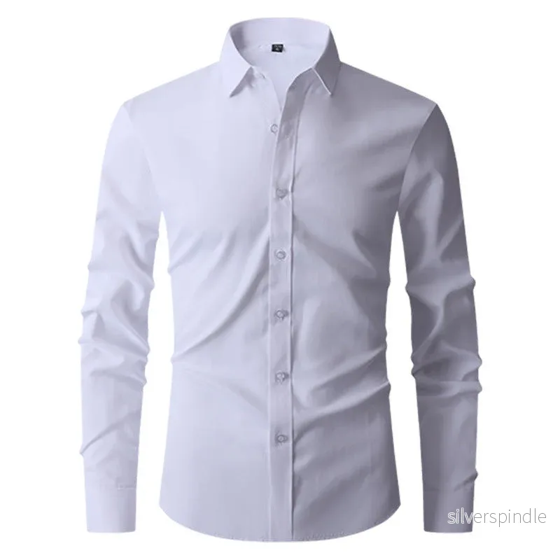 Oliver | Slim Fit Färgblock Herrskjorta För Vår Och Höst - Bild 3