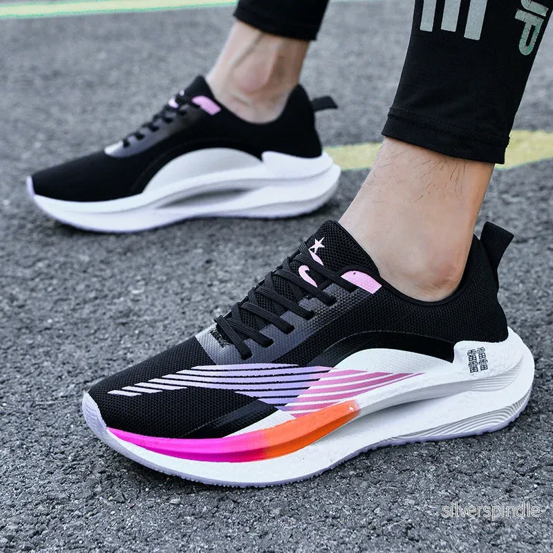 Oliver | Ventilerande Höga Sneakers Dam för Sommar med Kilklack