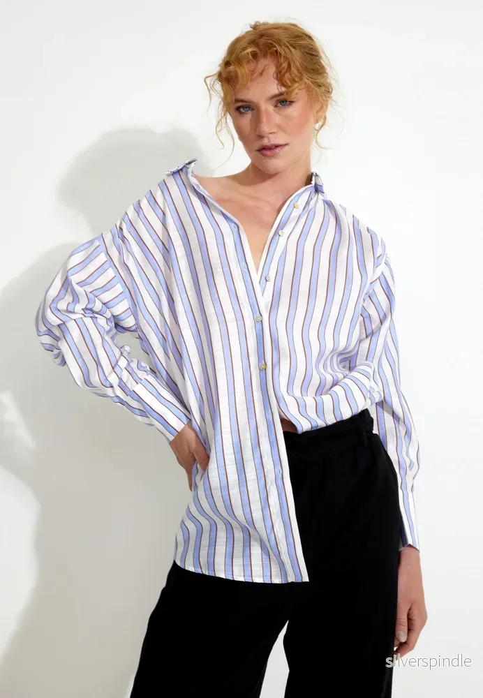 KOIN SHIRT SKJORTA - Blue stripe - Bild 2