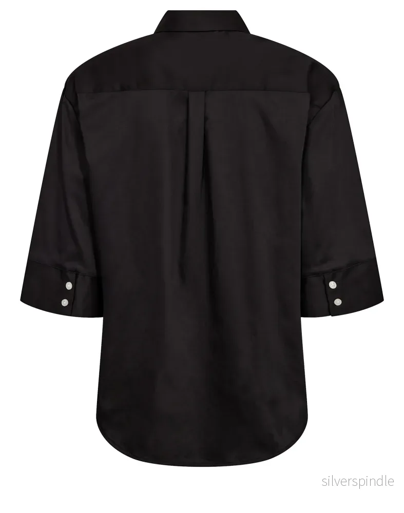 BS Talia Regular Fit Skjorta - Black - Bild 2