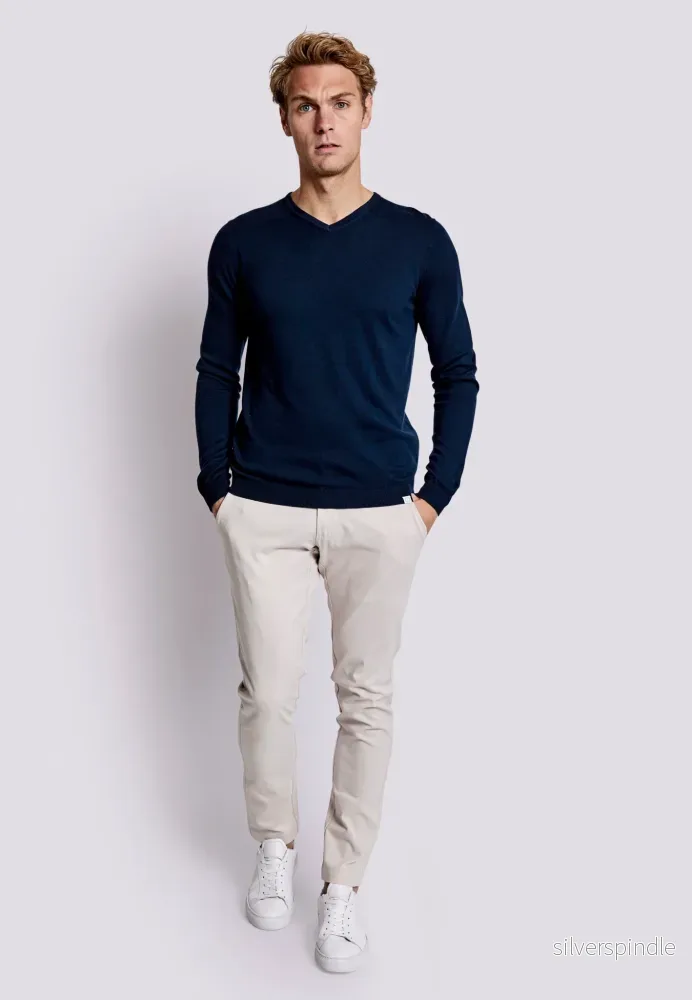 BS Armando Regular Fit Sticka - Navy - Bild 3
