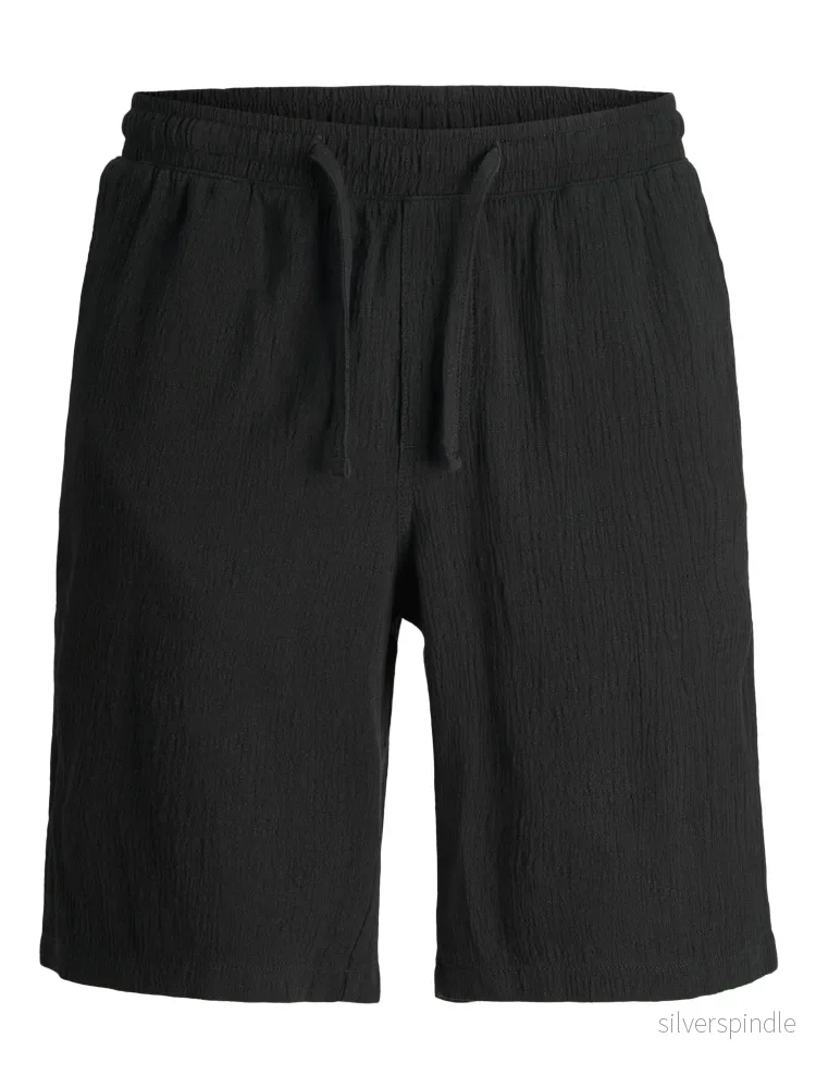 Crinkle Svarta Shorts Jack&Jones - Bild 2