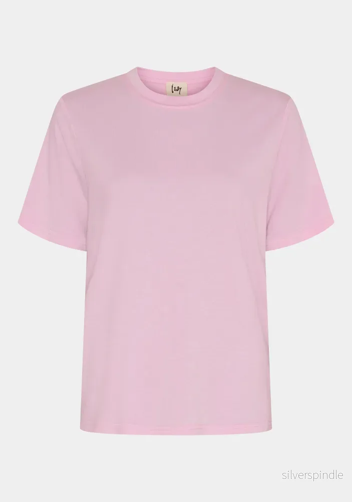 Gritt O-Neck T-Shirt – Pink Gritt O-Neck T-Shirt – Pink