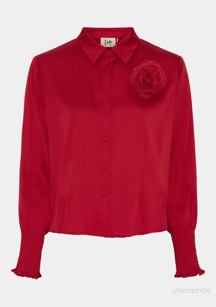 Steff Shirt Jacket – Red Steff Shirt Jacket – Red