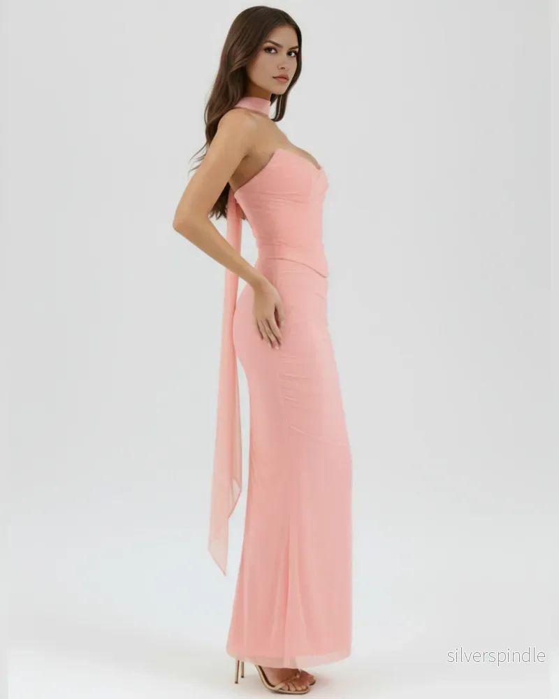 Mia | Elegant Maxi Set Med Korsett Och Kjol - Bild 3