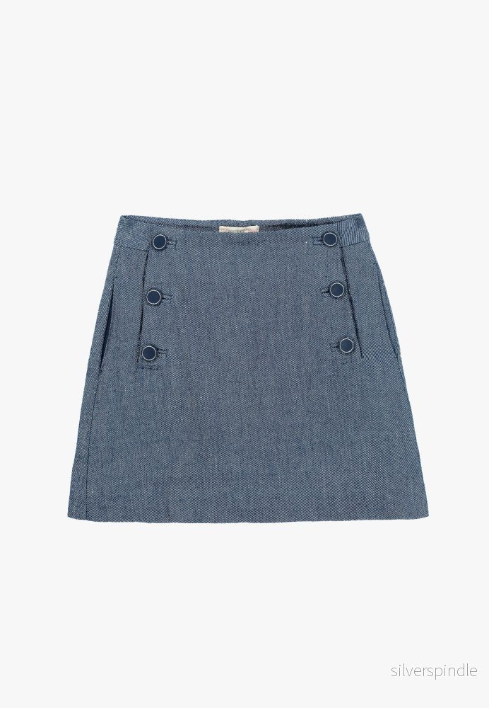 TRIBORT SKIRT - Indigo