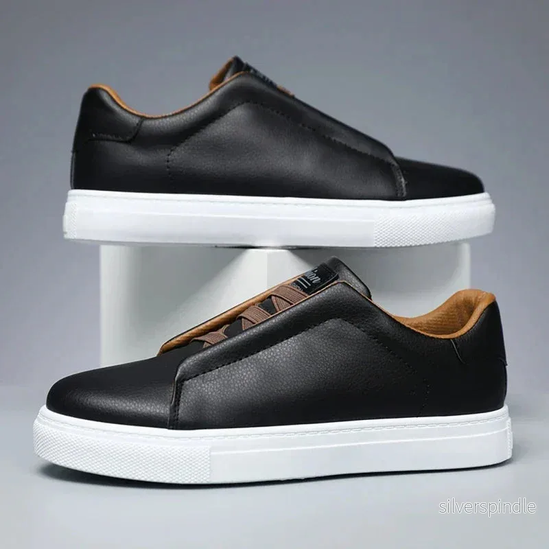 Ethan | Minimalistiska Sneakers med Flexibel Yttersula - Bild 3