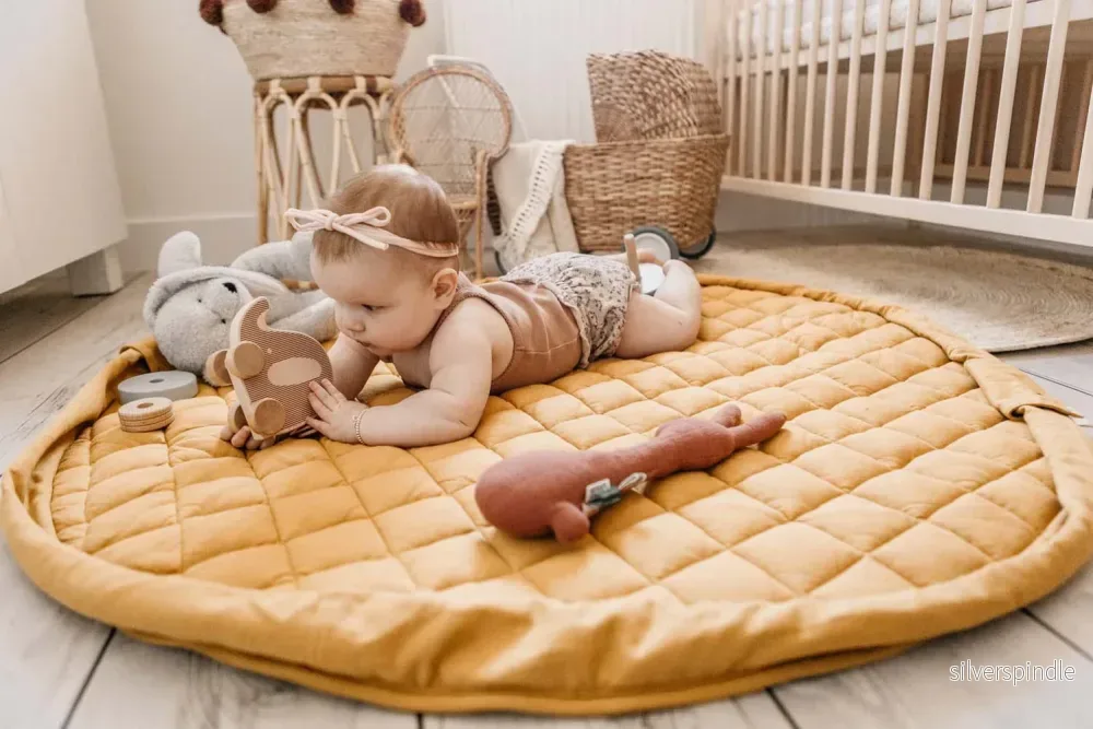 Ekologisk babymatta & förvaringsväska