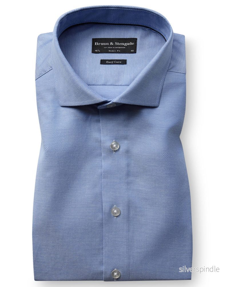 BS Herge Modern Fit Skjorta – Light Blue BS Herge Modern Fit Skjorta – Light Blue