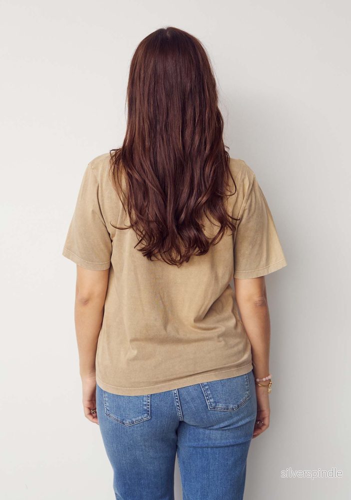 Haley New T-Shirt - Washed Taupe - Bild 2