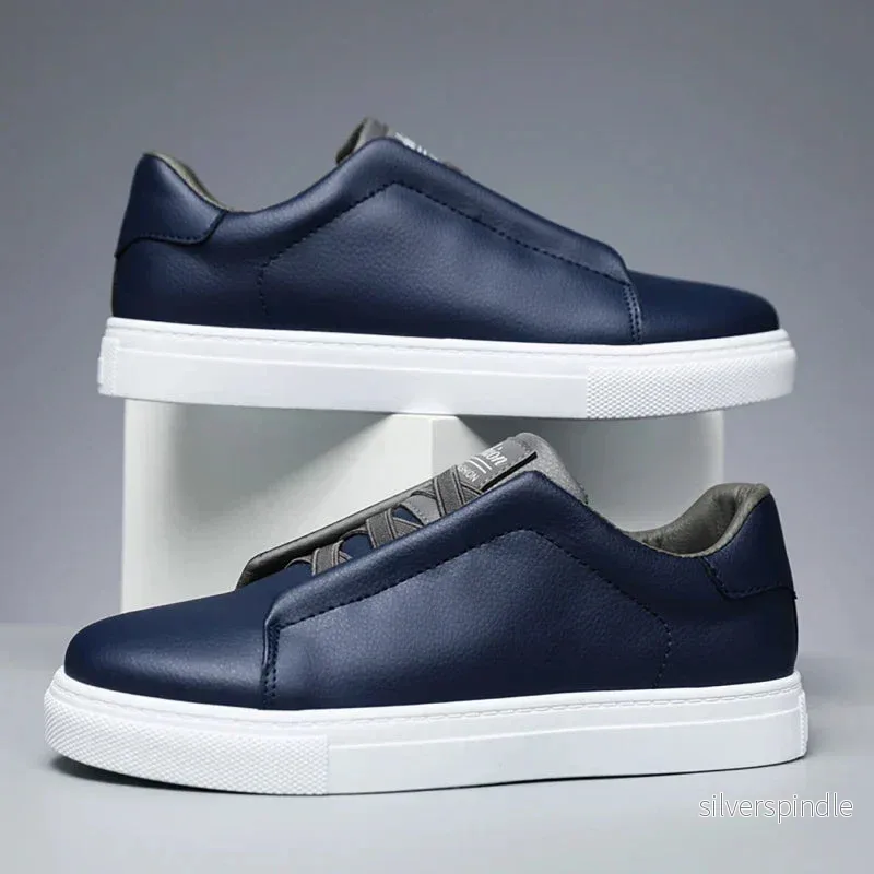 Ethan | Minimalistiska Sneakers med Flexibel Yttersula - Bild 2