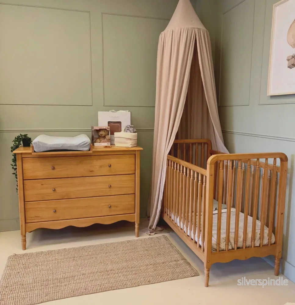 Heritage vintagebyrå med valbar skötbordsöverdel - Bild 2