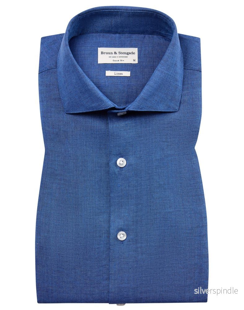 BS Sevilla Casual Slim Fit Skjorta - Blue