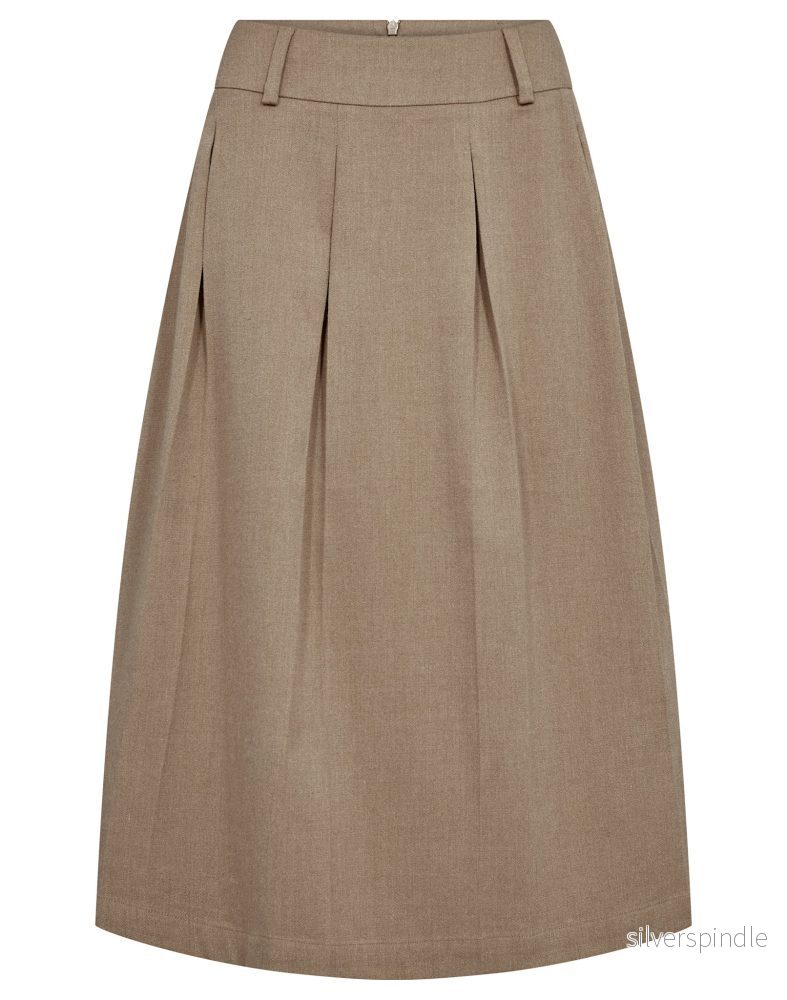 BS Elke Regular Fit Kjol - Camel