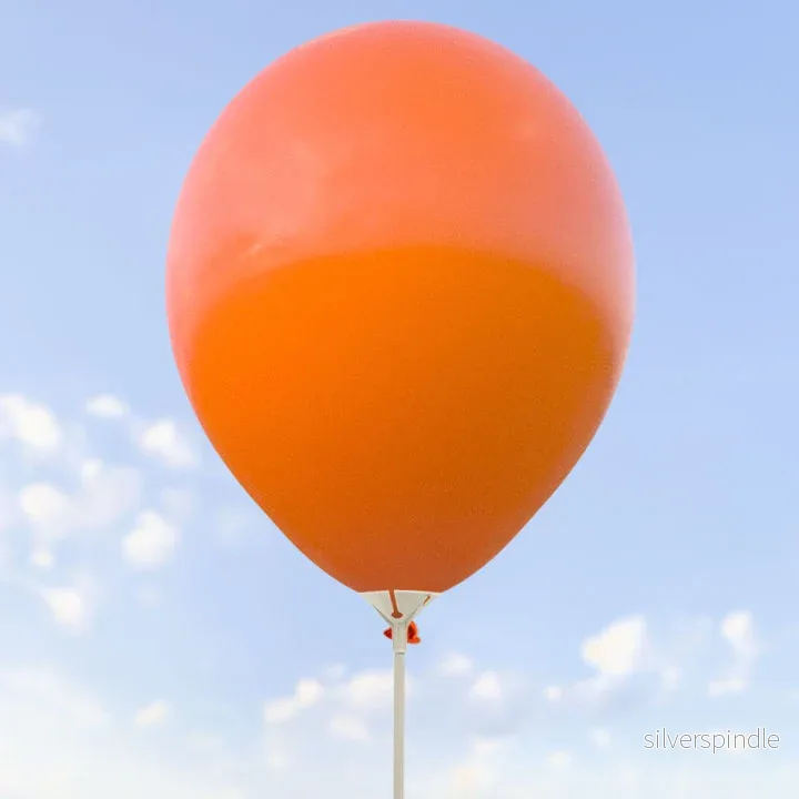 Orange ballonger 28 cm - 100-pack - Bild 2