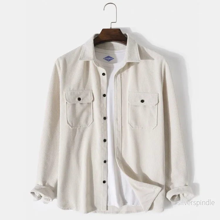 Ethan | Textured Long Sleeve Shirt with Button Details Ethan | Textured Long Sleeve Shirt with Button Details