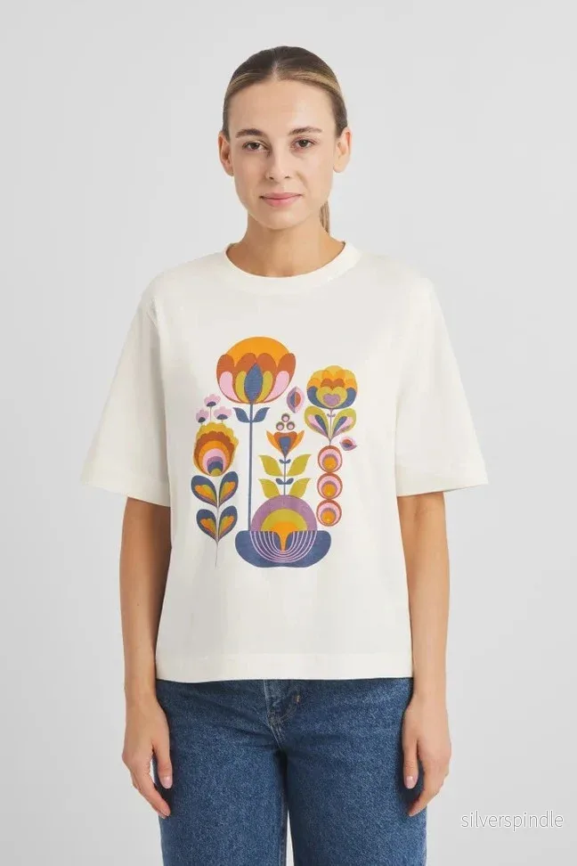 T-shirt Vadstena med print
