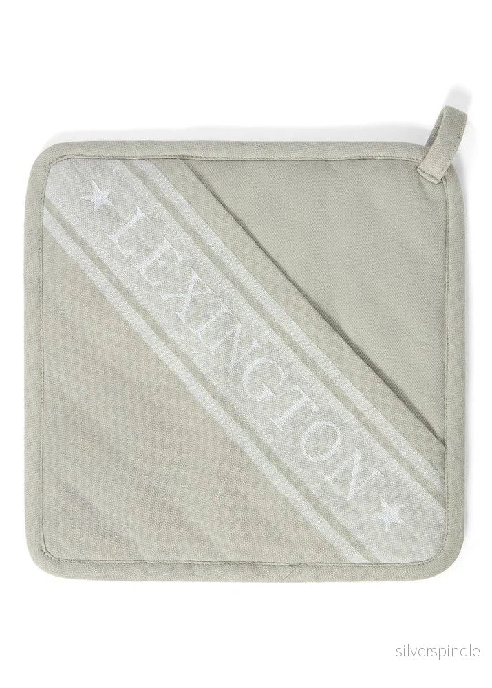 Lexington Org cotton Jaq Star Pot Hold Sage Green
