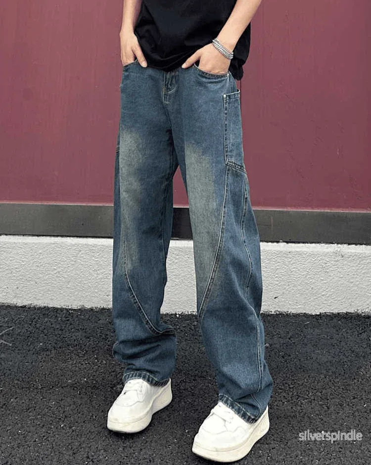 Ethan | Trendiga Raka Ben Jeans Herr med Balanserad Passform - Bild 2