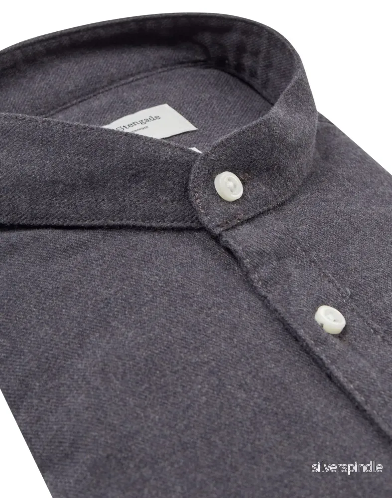 BS Amadou Casual Slim Fit Skjorta - Dark Grey - Bild 2