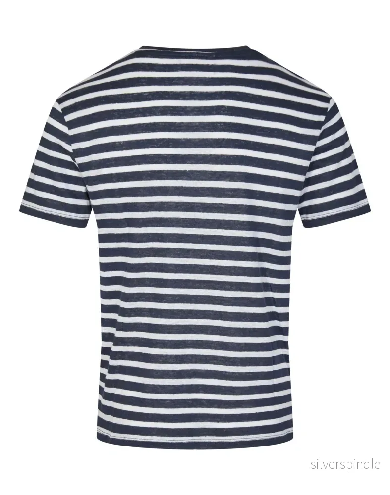 BS Cannoli Regular Fit T-Shirt - Marinblå/Vit - Bild 2
