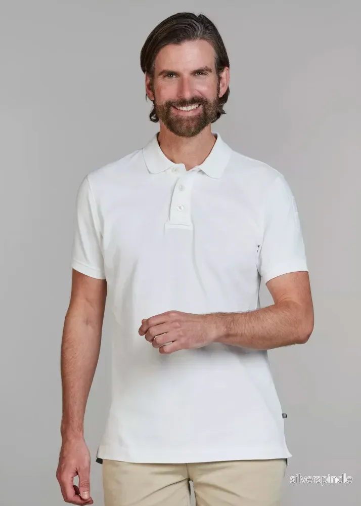Hansen & Jacob Rough Style Polo White Hansen & Jacob Rough Style Polo White