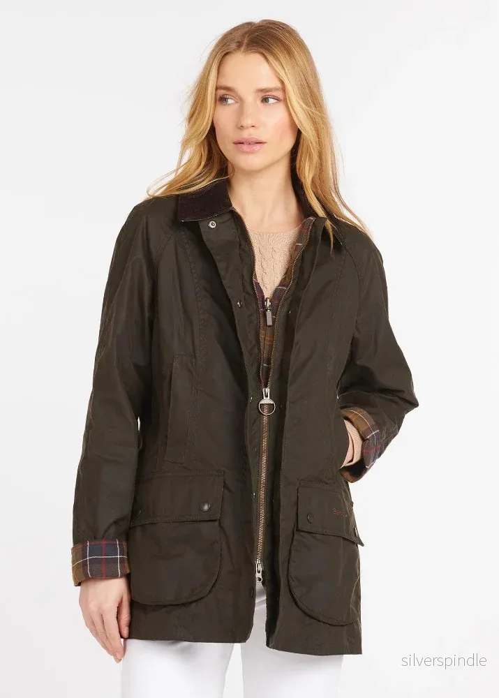 Barbour Beadnell Waxed Jacket Olive Barbour Beadnell Waxed Jacket Olive