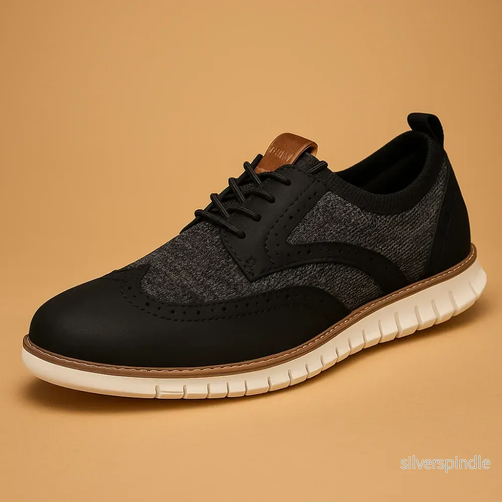 Eleganta Brogue Dress Shoes för Män med Andningsbar Design | Komfortabel och Stilig för Arbete och Fritid - Bild 3