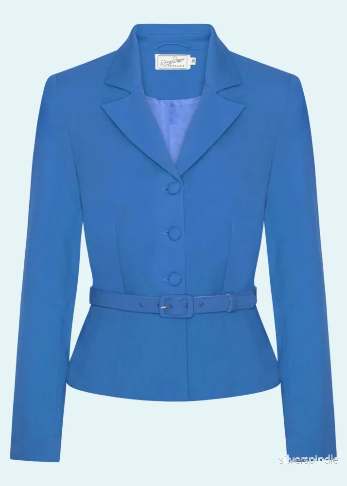 Siri figursydd blazer - sommarblått - Bild 2