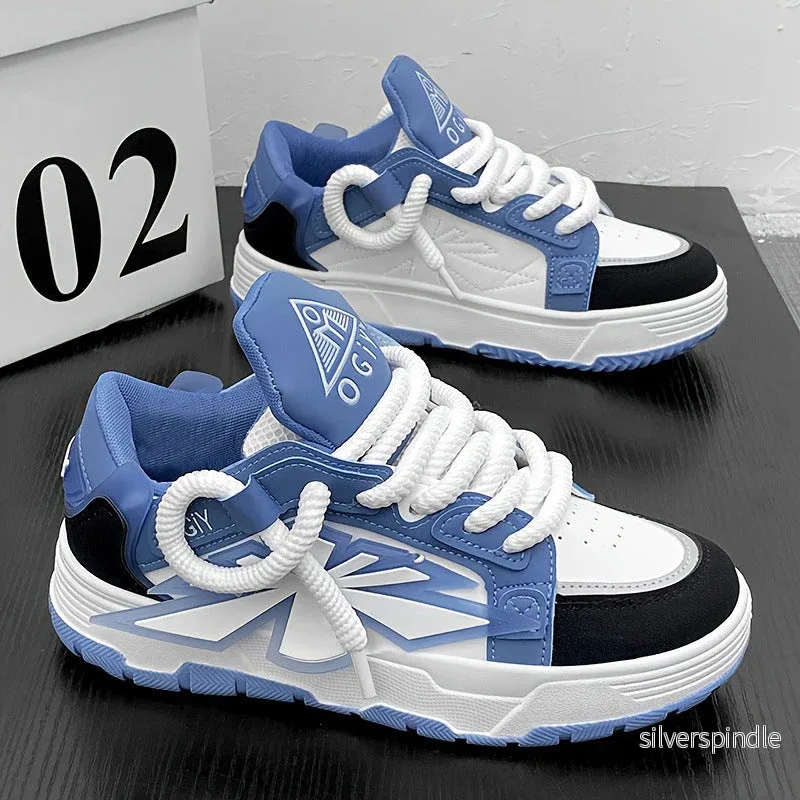 Ethan | Bekväma Sneakers med Tjock Gummisula för Vardagsbruk - Bild 2