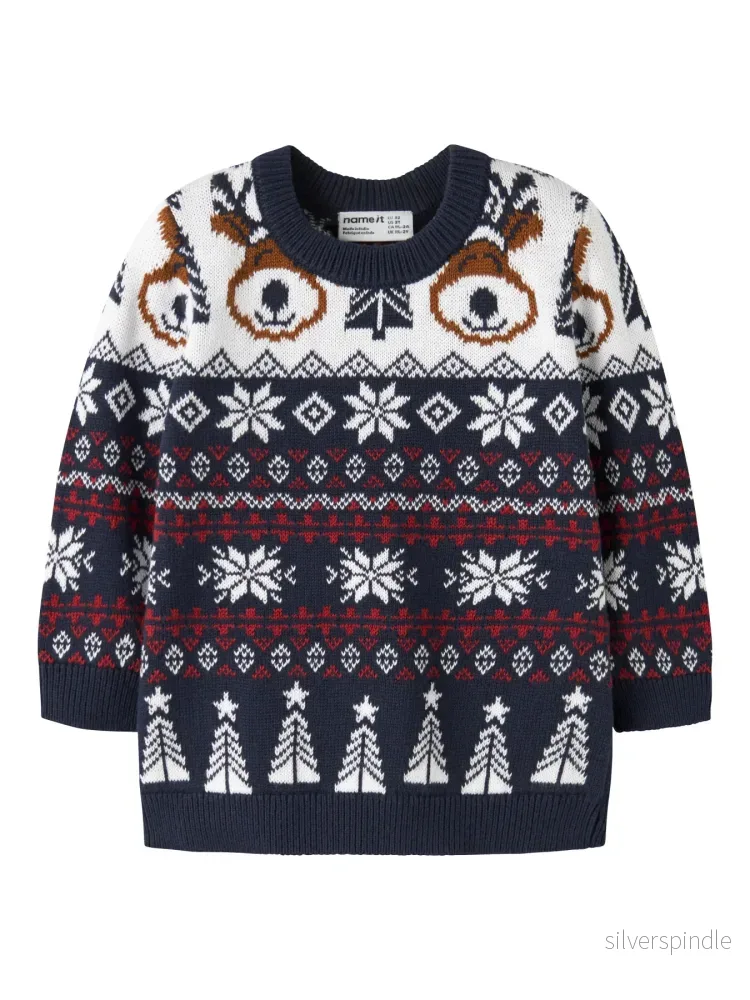 Rismas Stickad Jultröja