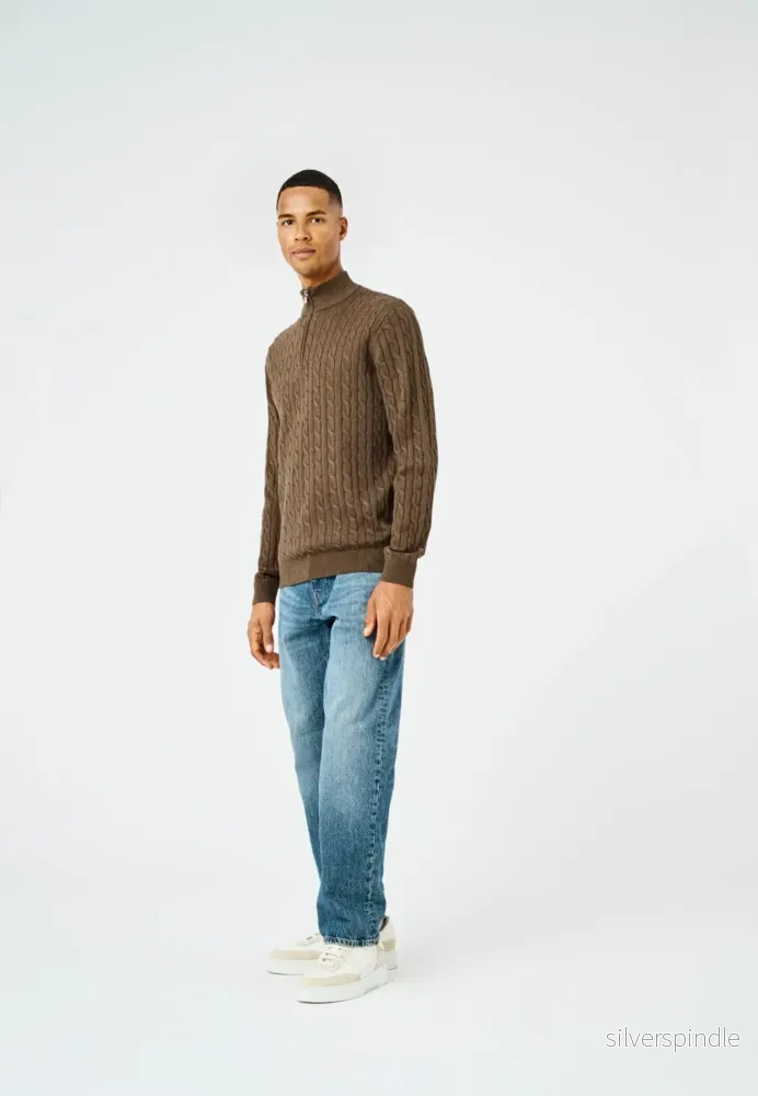 LOUI HALFZIP CABEL COFFEE BEAN - Bild 3