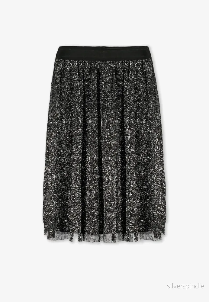 GLITTER KJOL – silver GLITTER KJOL – silver