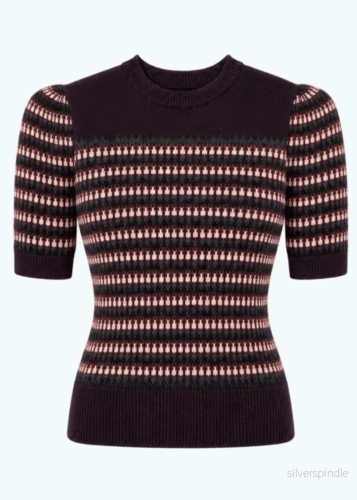 Emmy Design: The Technicolor Dream Tee, Plommon Emmy Design: The Technicolor Dream Tee, Plommon