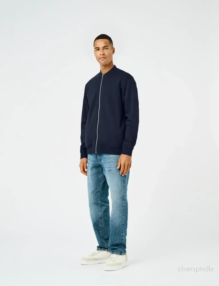 CERES ZIP BOMBER SWEAT BLUE NIGHT - Bild 2