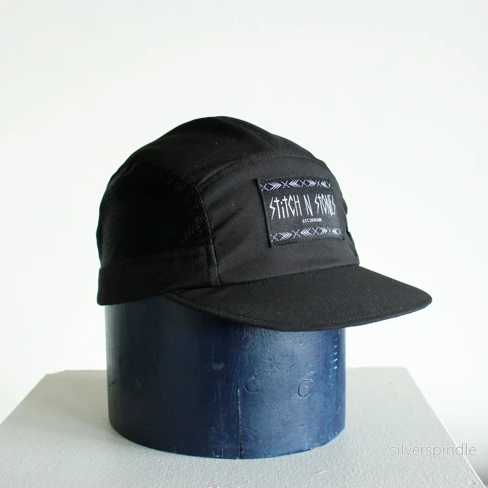 All Mtn Cap Black, big patch
