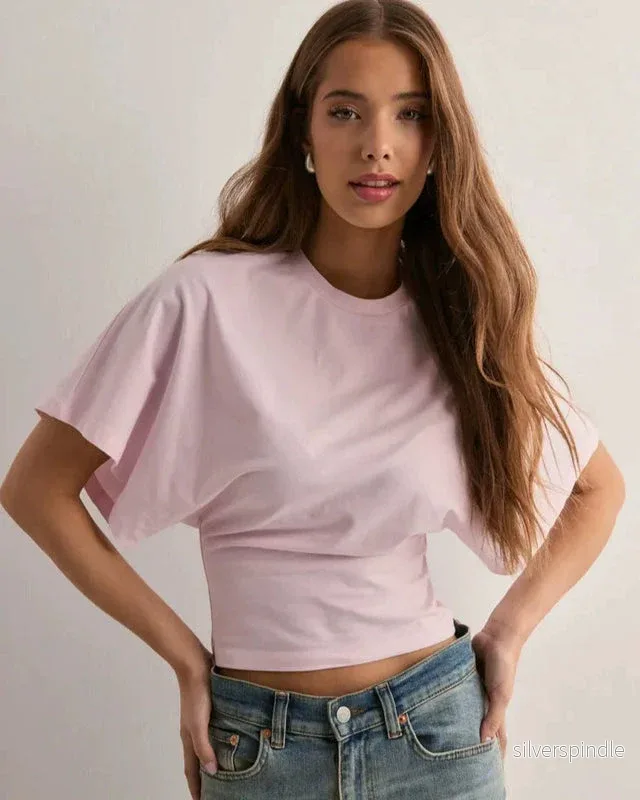 Emma | Avslappnad Kortärmad T-Shirt - Bild 3