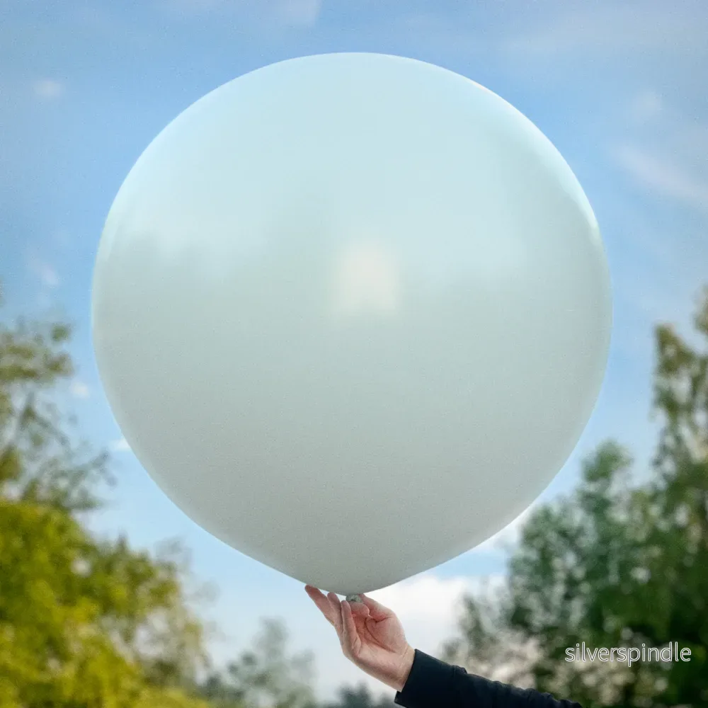 Grå ballong  90 cm