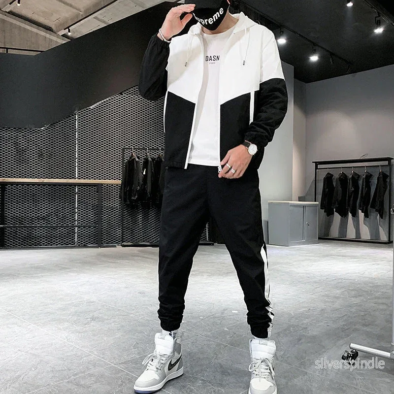 Ethan | Modern Höst Träningsdress med Huva