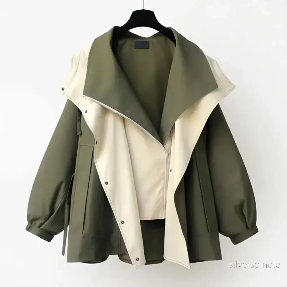 Elegant Vattentät Trenchcoat för Kvinnor med Utmärkt Värmeisolering | Unik Design för Höst och Vinter - Bild 3