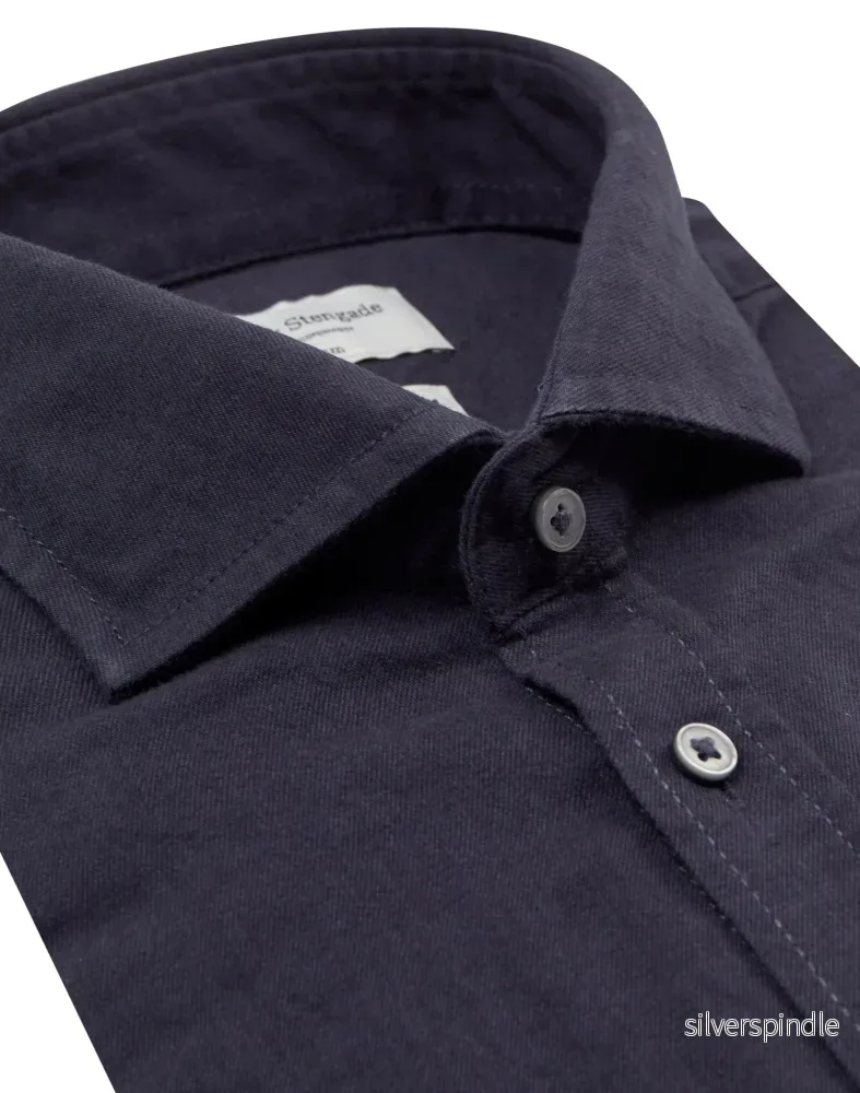 BS Sulayman Casual Slim Fit Skjorta - Marinblå - Bild 2