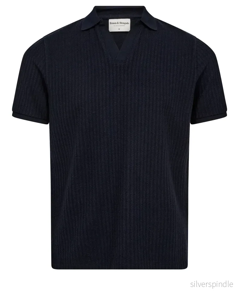 BS Santino Regular Fit Pikétröja - Navy